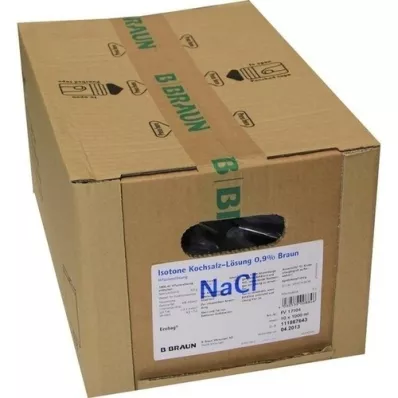 NATRIUMCHLORID 0,9 % Braun Ecobag infusjonsløsning, 10x1000 ml NATRIUMCHLORID 0,9 % Braun Ecobag infusjonsløsning, 10x1000 ml