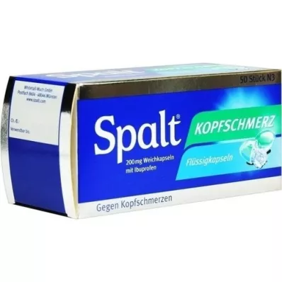 SPALT Hodepine myke kapsler, 50 stk