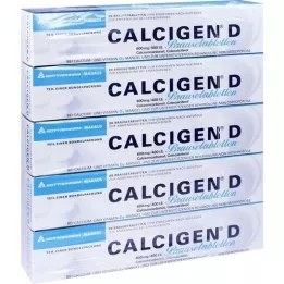 CALCIGEN D 600 mg/400 IE brusetabletter, 100 stk