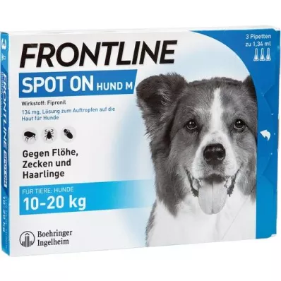 FRONTLINE Spot on H 20 løsning for hunder, 3 stk FRONTLINE Spot on H 20 løsning for hunder, 3 stk