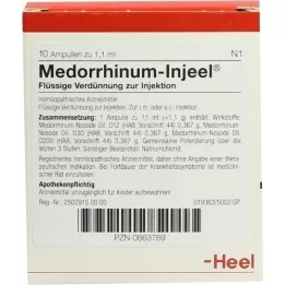MEDORRHINUM Injeel ampuller, 10 stk