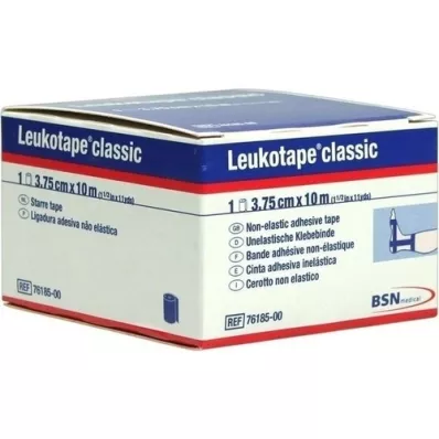 LEUKOTAPE Klassisk 3,75 cmx10 m blå, 1 stk LEUKOTAPE Klassisk 3,75 cmx10 m blå, 1 stk