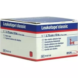 LEUKOTAPE Classic 3,75 cmx10 m rød, 1 stk