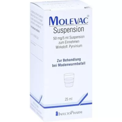 MOLEVAC Oral suspensjon, 25 ml MOLEVAC Oral suspensjon, 25 ml