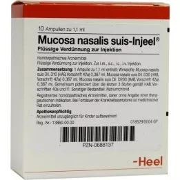 MUCOSA nasalis suis Injeel ampuller, 10 stk