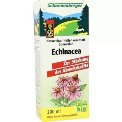 ECHINACEA SAFT Schoenenberger solhatt, 200 ml ECHINACEA SAFT Schoenenberger solhatt, 200 ml
