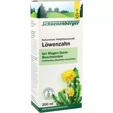 LÖWENZAHN SAFT Schoenenberger, 200 ml LÖWENZAHN SAFT Schoenenberger, 200 ml