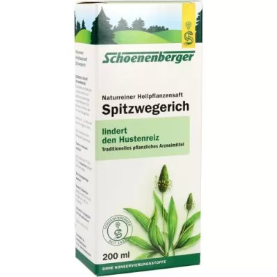 SPITZWEGERICHSAFT Schoenenberger, 200 ml SPITZWEGERICHSAFT Schoenenberger, 200 ml
