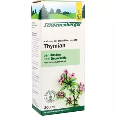 THYMIAN SAFT Schoenenberger, 200 ml THYMIAN SAFT Schoenenberger, 200 ml