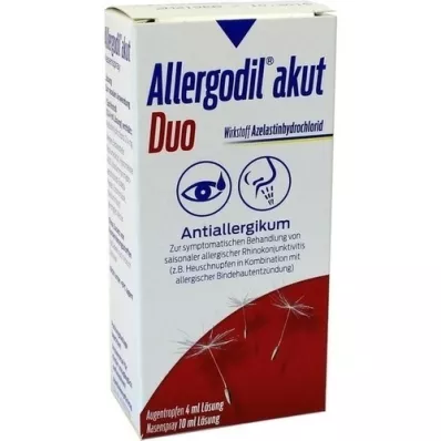 ALLERGODIL akutt duo 4ml AT akutt/10ml NS akutt, 1 stk ALLERGODIL akutt duo 4ml AT akutt/10ml NS akutt, 1 stk