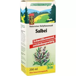 SALBEI SAFT Schoenenberger medisinsk plantejuice, 200 ml