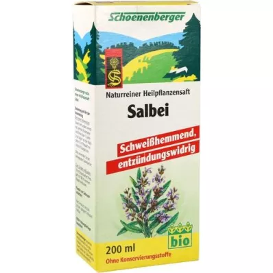 SALBEI SAFT Schoenenberger medisinsk plantejuice, 200 ml