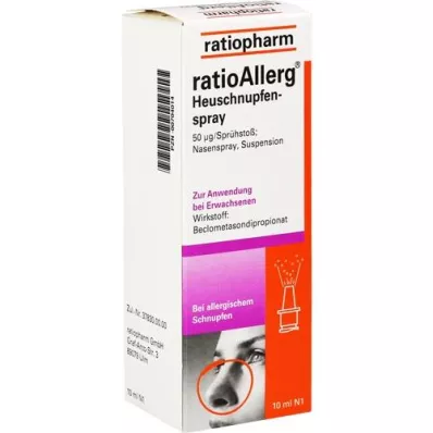 RATIOALLERG Høysnuespray, 10 ml RATIOALLERG Høysnuespray, 10 ml