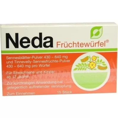 NEDA Fruktterninger, 15 stk NEDA Fruktterninger, 15 stk