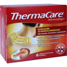 THERMACARE Nakke/skulderputer for smertelindring, 6 stk