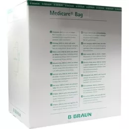 MEDICARE Sengepose steril 2 l med 90cm slangeavløp, 10 stk