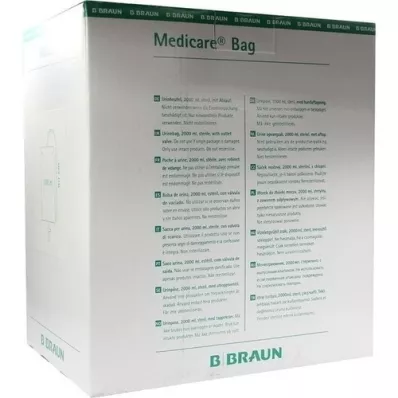 MEDICARE Sengepose steril 2 l med 90cm slangeavløp, 10 stk