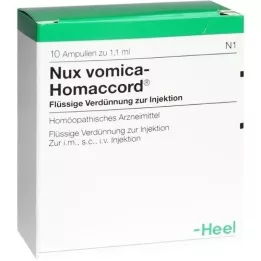 NUX VOMICA HOMACCORD Ampuller, 10 stk