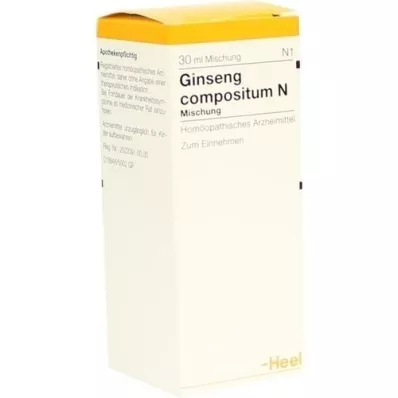 GINSENG COMPOSITUM N dråper, 30 ml GINSENG COMPOSITUM N dråper, 30 ml