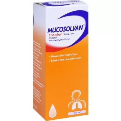 MUCOSOLVAN Dråper 30 mg/2 ml, 100 ml