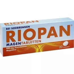 RIOPAN Magetabletter tyggetabletter, 20 stk