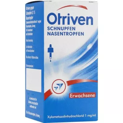 OTRIVEN 0,1 % nesedråper for voksne og skolelege, 20 ml