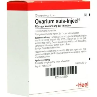 OVARIUM SUIS Injeel ampuller, 10 stk