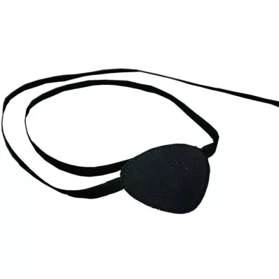 AUGENKLAPPE med svart slips, 1 stk AUGENKLAPPE med svart slips, 1 stk