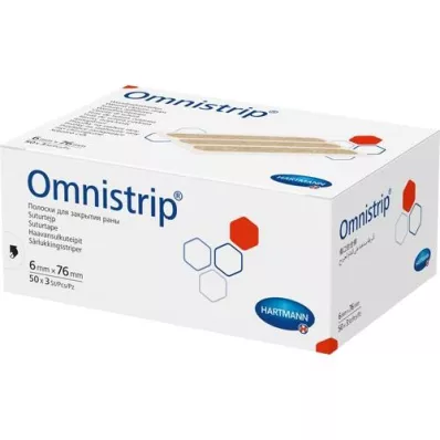 OMNISTRIP Sårsuturstrimler 6x76 mm, 150 stk