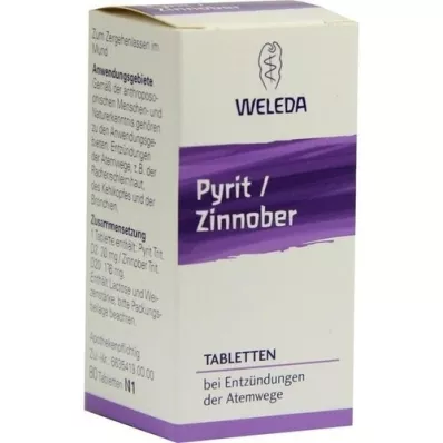 PYRIT ZINNOBER Tabletter, 80 stk PYRIT ZINNOBER Tabletter, 80 stk