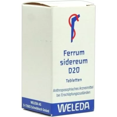 FERRUM SIDEREUM D 20 tabletter, 80 stk FERRUM SIDEREUM D 20 tabletter, 80 stk