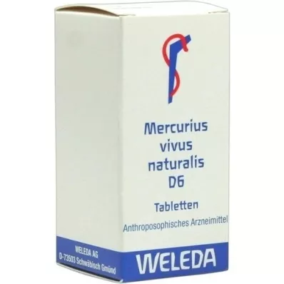 MERCURIUS VIVUS NATURALIS D 6 tabletter, 80 stk MERCURIUS VIVUS NATURALIS D 6 tabletter, 80 stk