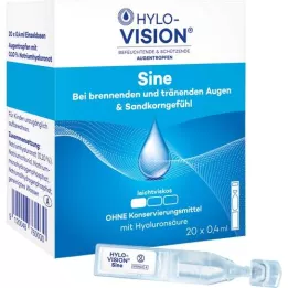 HYLO-VISION sinus enkeltdosepipetter, 20X0,4 ml