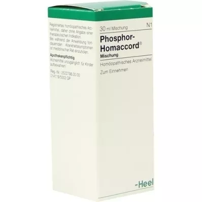 PHOSPHOR HOMACCORD Dråper, 30 ml PHOSPHOR HOMACCORD Dråper, 30 ml