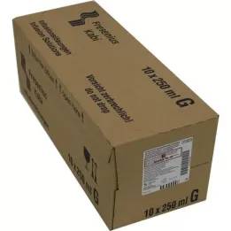 KOCHSALZLÖSUNG 0,9 % glassflaske Fresenius, 10X250 ml
