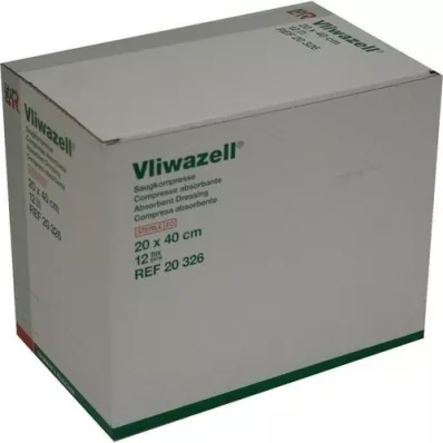 VLIWAZELL Sugekomprimerer sterile 20x40 cm, 12 stk VLIWAZELL Sugekomprimerer sterile 20x40 cm, 12 stk