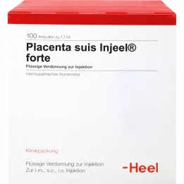 PLACENTA SUIS Injeel forte ampuller, 100 stk