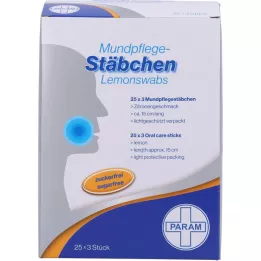 LEMON SWABS, 25X3 stk
