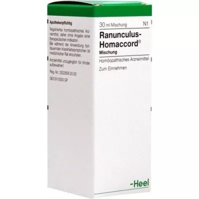RANUNCULUS HOMACCORD Dråper, 30 ml RANUNCULUS HOMACCORD Dråper, 30 ml