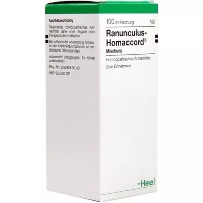 RANUNCULUS HOMACCORD Dråper, 100 ml RANUNCULUS HOMACCORD Dråper, 100 ml