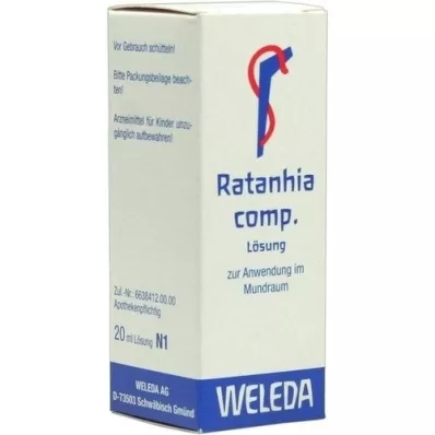 RATANHIA COMP.ekstern løsning, 20 ml RATANHIA COMP.ekstern løsning, 20 ml