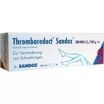 THROMBAREDUCT Sandoz 180 000 IE gel, 100 g THROMBAREDUCT Sandoz 180 000 IE gel, 100 g