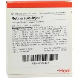 RETINA SUIS Injeel ampuller, 10 stk