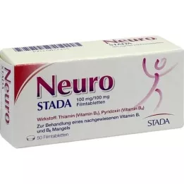 NEURO STADA Filmdrasjerte tabletter, 50 stk