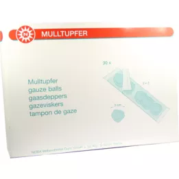 MULLTUPFER plommestørrelse 2+3 sterilt sett, 30 s
