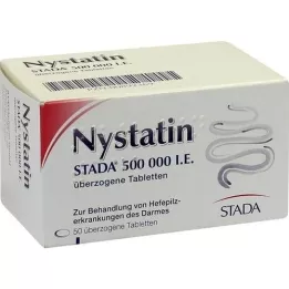 NYSTATIN STADA 500 000 IE belagt tab., 50 stk