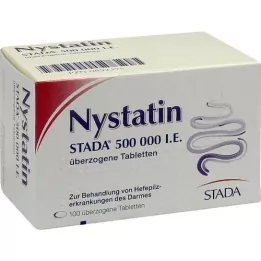 NYSTATIN STADA 500 000 IE belagt tab., 100 stk