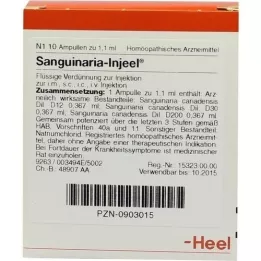 SANGUINARIA INJEEL Ampuller, 10 stk