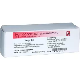 THUJA D 6 kuler, 10 g