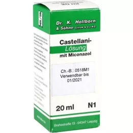 CASTELLANI m. Mikonazolløsning, 20 ml